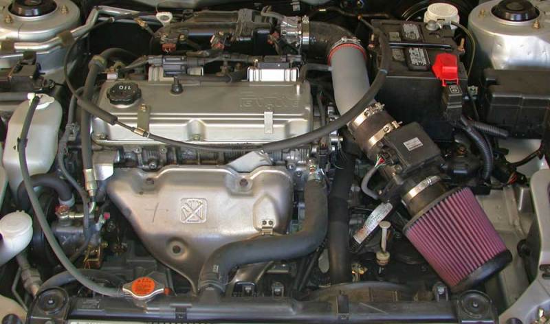 Mitsubishi Eclipse Performance Air Intake - K&N Engineering - Typhoon Short Ram - Silver - `00-`03